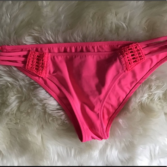 Victoria Secret hot pink Cheeky bikini bottoms M
